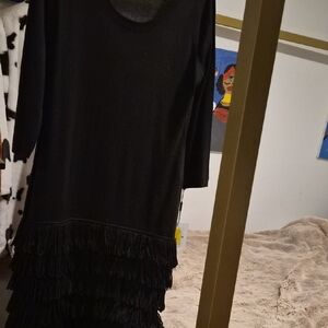 Calvin Klein Charcoal Knit Fabric